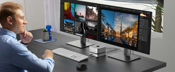 M4 mac mini用ドッキングステーションの使用シーン