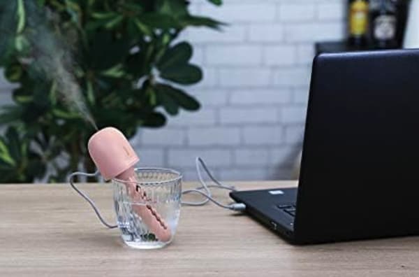 パソコンから加湿器に給電する