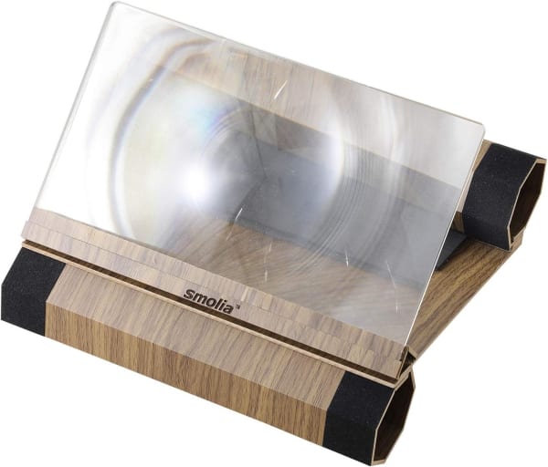 木目調スマホ拡大鏡