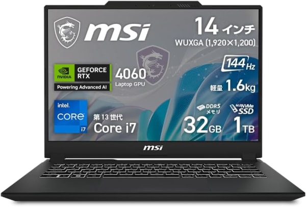MSIのゲーミングノートPC