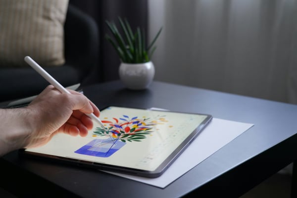 タブレットとスタイラスペン