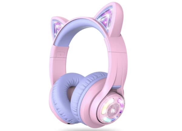 iClever 子供用猫耳ヘッドフォン