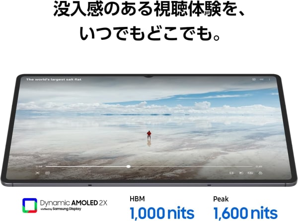 Galaxy Tab S11 Ultraの動画画面