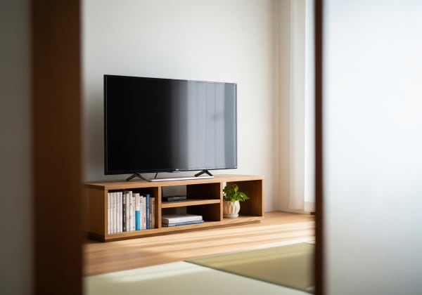 部屋においてあるテレビ