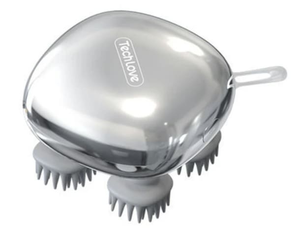 石鹸型の頭皮マッサージ器
