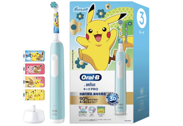 ポケモンの子ども用電動歯ブラシ