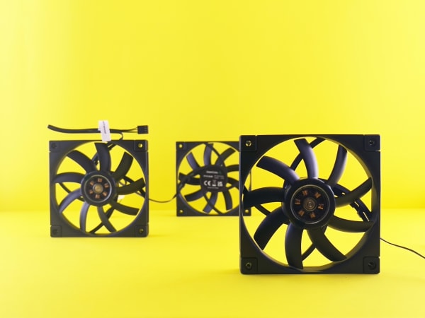 3つのPCケースファン