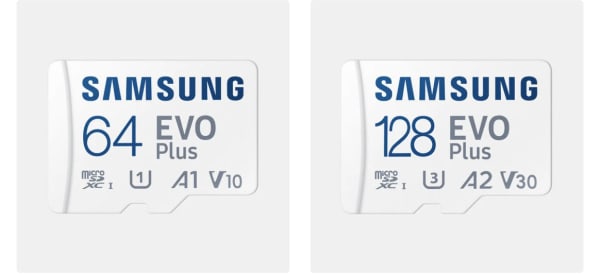 2種類のmicroSDカード