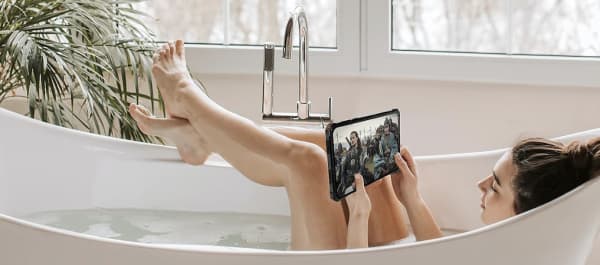 お風呂で使える防水タブレットのおすすめ10選！IPX8で安い最新製品やandroidも紹介