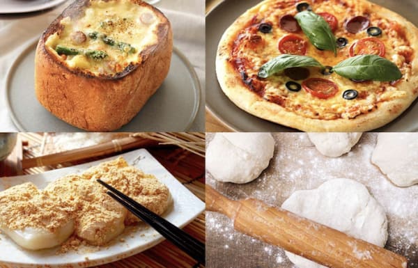 ホームベーカリーで作れるメニュー