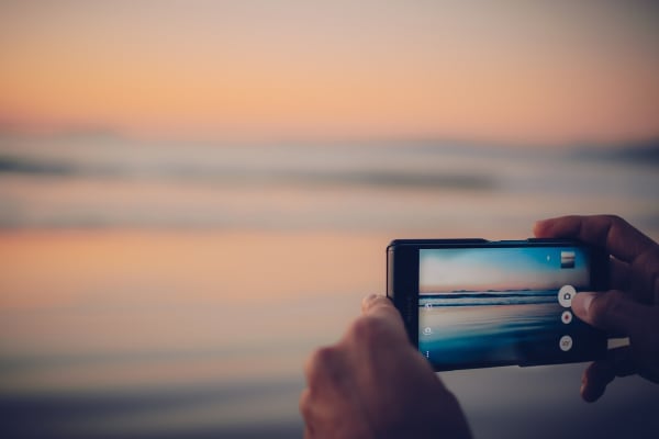 スマホでの風景撮影