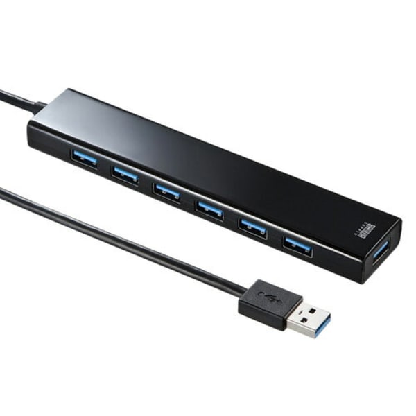 サンワサプライ 急速充電ポート付きUSB3.0ハブ USB-3H703